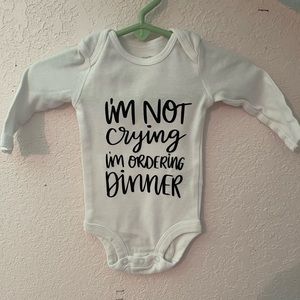Custom made Baby Onesie, Size 3 Months
